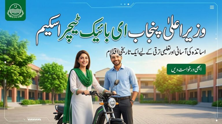 CM Punjab E-Bike Teacher Scheme 2026