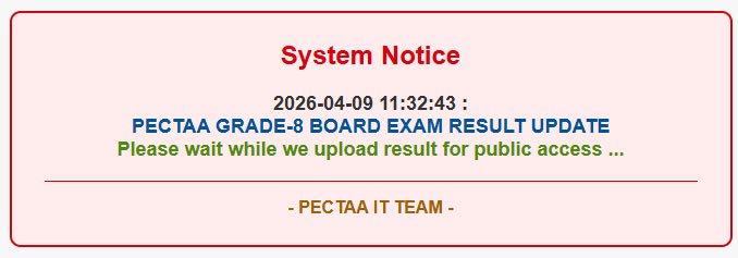 pectaa result 2026