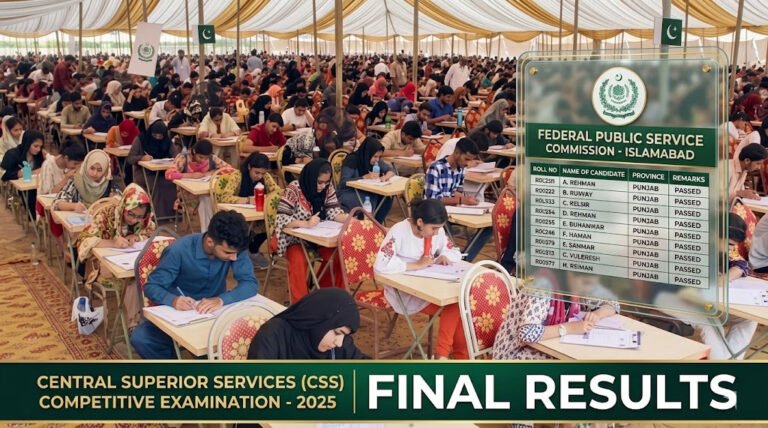 FPSC CSS Result 2026 for Written Test Exam