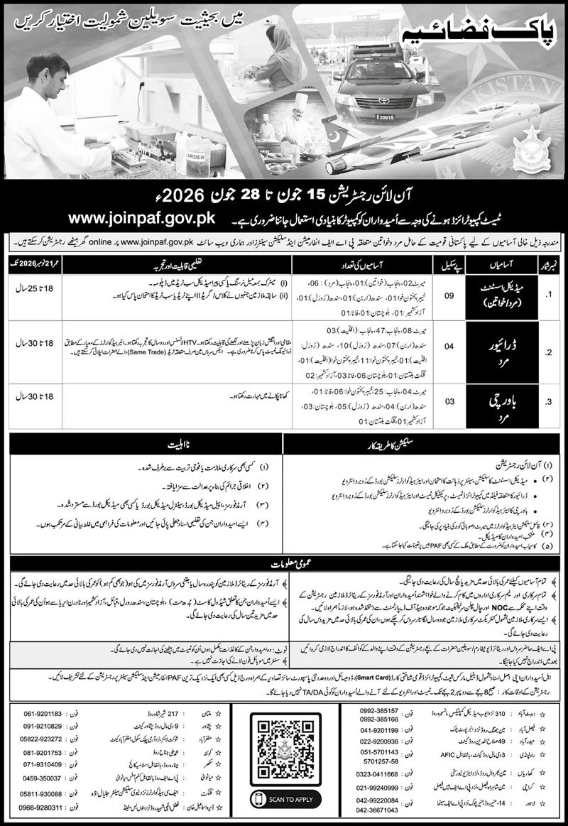 Join PAF Jobs 2026 Advertisement